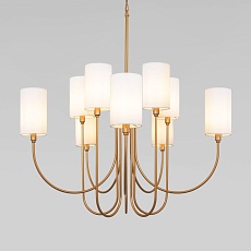 Подвесная люстра Eurosvet Abbey 60164/10 латунь 3