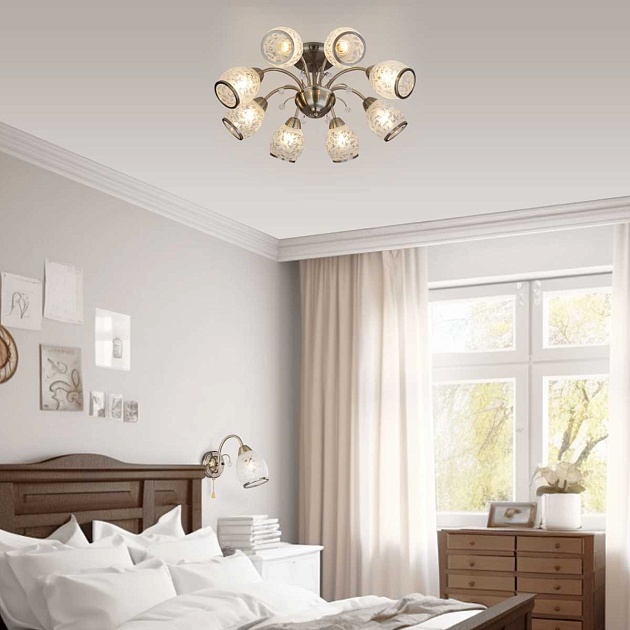 Бра Eurosvet 30026/1 античная бронза Фото № 2