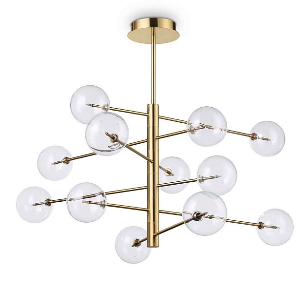 Подвесная люстра Ideal Lux Equinoxe SP12 Ottone Antico 200125 изображение 1 Подвесная люстра Ideal Lux Equinoxe SP12 Ottone Antico 200125 Фото № 1