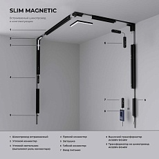 Шинопровод магнитный встраиваемый Elektrostandard Slim Magnetic 85086/00 a061233 1