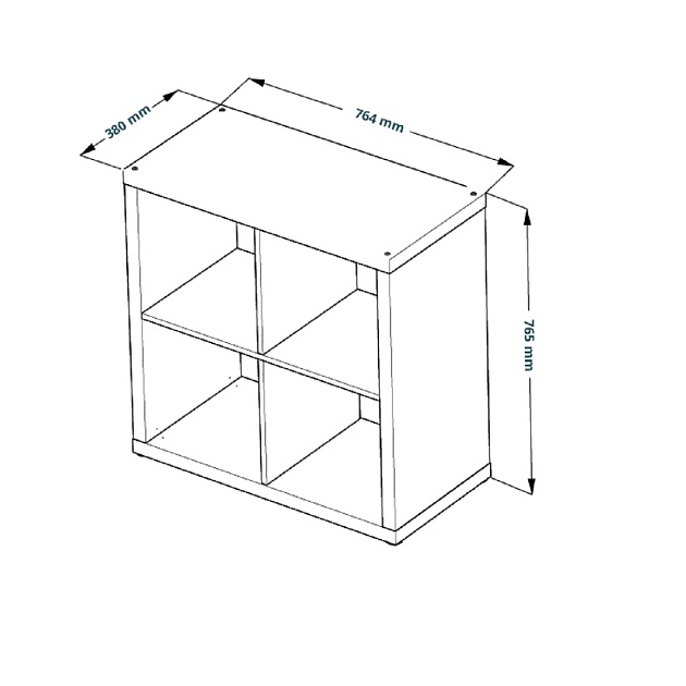 Стеллаж Шведский Стандарт FÖRA 4 S00029 Фото № 3