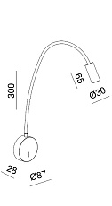 Бра Italline DE-316 gothic 3