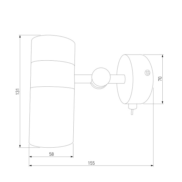 Спот Eurosvet Viero 20096/1 белый/ хром Фото № 2