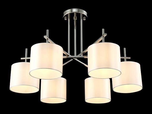 Потолочная люстра Crystal Lux Sergio PL6 Nickel Фото № 5