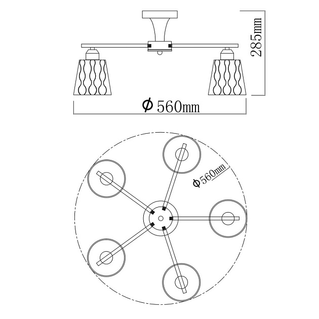 Потолочная люстра De City Вита 220013005 изображение 10 Потолочная люстра De City Вита 220013005 Фото № 10