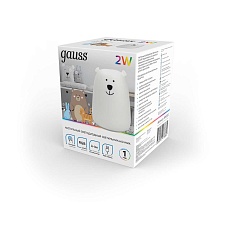 Настольный светодиодный детский ночник Gauss медведь NN302 2