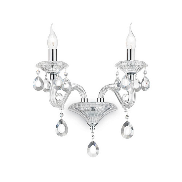 Бра Ideal Lux Negresco AP2 Trasparente 141046 изображение 1 Бра Ideal Lux Negresco AP2 Trasparente 141046 Фото № 1