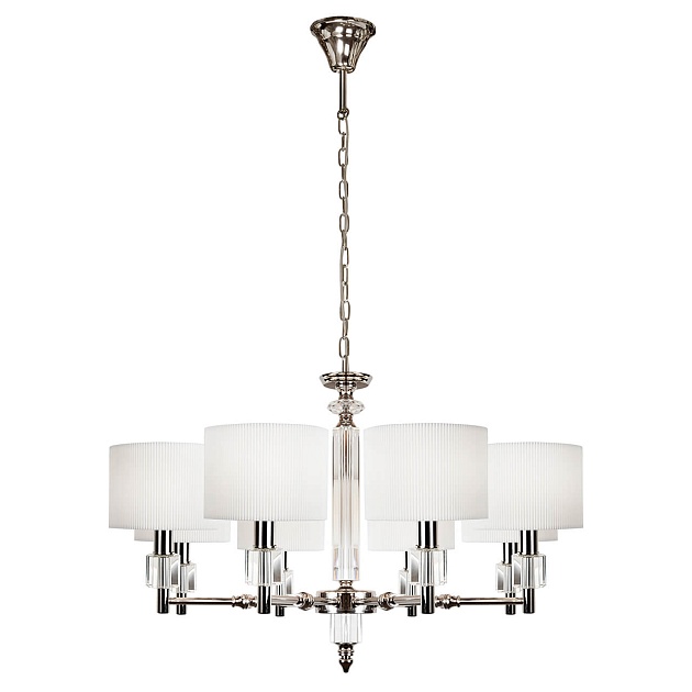 Подвесная люстра iLamp Alexa P2404-8 Nickel Фото № 1