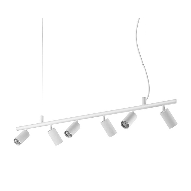 Подвесная люстра Ideal Lux Dynamite SP6 Bianco 231433 изображение 1 Подвесная люстра Ideal Lux Dynamite SP6 Bianco 231433 Фото № 1