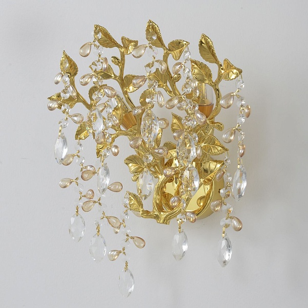 Настенный светильник Crystal Lux Eden AP2 Gold изображение 4 Настенный светильник Crystal Lux Eden AP2 Gold Фото № 4