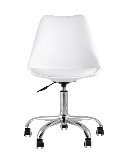 Офисный стул Stool Group BLOK пластиковый белый Y818 white Фото № 3