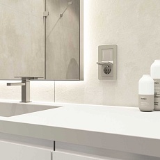 Розетка влагозащ. с зазем. с защит. крышкой и шторками (дымчатый) W1271204/ a069464 1