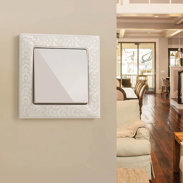 Выключатель одноклавишный Werkel слоновая кость W1110003 4690389155529 изображение 5 Выключатель одноклавишный Werkel слоновая кость W1110003 4690389155529 Фото № 5