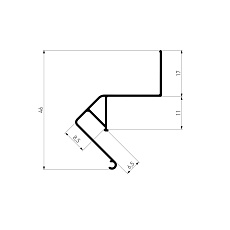 Теневой профиль для натяжных потолков Elektrostandard LL-2-ALP020 a064132 1