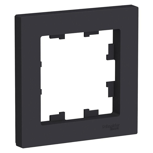 Рамка 1-постовая Systeme Electric AtlasDesign карбон ATN001001 Фото № 1