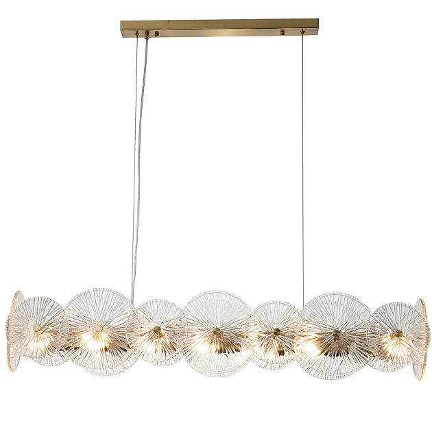 Подвесная люстра Indigo Miele 12021/7PL Brass V000021 изображение 1 Подвесная люстра Indigo Miele 12021/7PL Brass V000021 Фото № 1