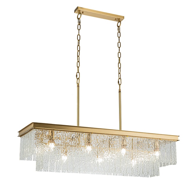 Подвесная люстра Belfast Harland 6308-10C BR CL изображение 4 Подвесная люстра Belfast Harland 6308-10C BR CL Фото № 4