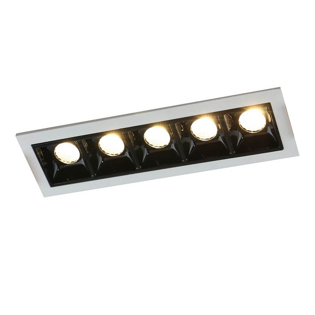 Встраиваемый светодиодный светильник Arte Lamp Grill A3153PL-5BK Фото № 1