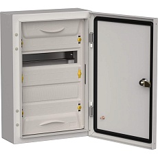 TITAN 5 Корпус металлический ЩРн-24 (1х24) 460х310х140мм IP54 серый IEK TI5-50-N-024-54-7035