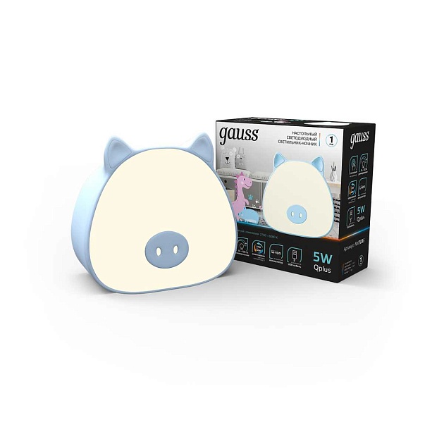Настольный светодиодный детский ночник Gauss NN7036 Фото № 2