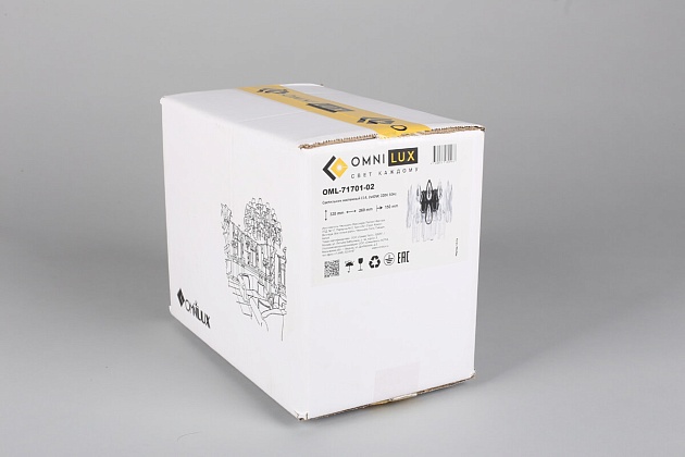 Настенный светильник Omnilux Riposto OML-71701-02 изображение 3 Настенный светильник Omnilux Riposto OML-71701-02 Фото № 3