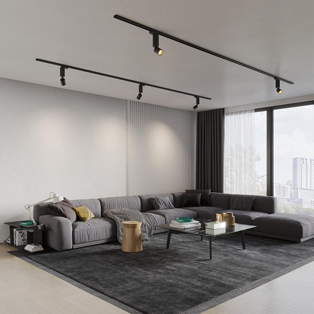 Трековый светодиодный светильник Novotech Port Tubo 359321 изображение 3 Трековый светодиодный светильник Novotech Port Tubo 359321 Фото № 3