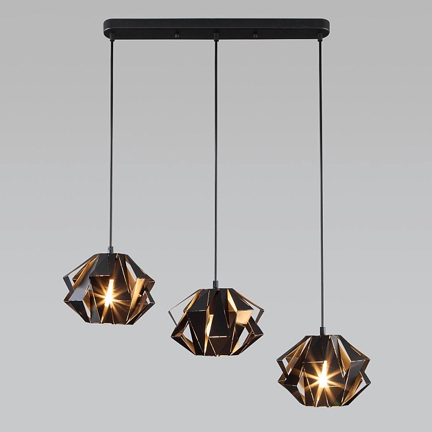 Подвесной светильник Eurosvet Moire 50137/3 черный Фото № 6