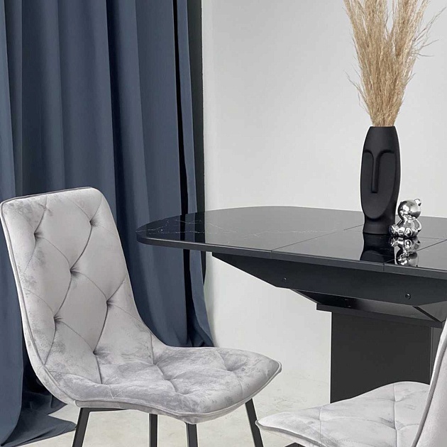 Кухонный стул AksHome Mira светло-серый, велюр 67049 изображение 6 Кухонный стул AksHome Mira светло-серый, велюр 67049 Фото № 6