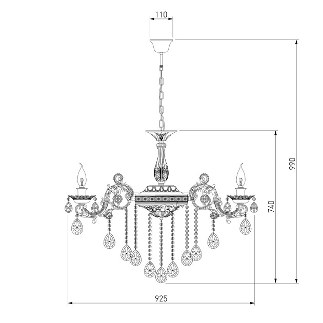 Подвесная люстра Bogates 283/10 Strotskis изображение 2 Подвесная люстра Bogates 283/10 Strotskis Фото № 2