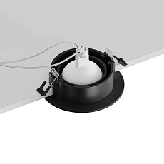 Встраиваемый светильник Hesby Lighting Hesby Atlas IP20,10Вт, GU5.3, черный HSBL_0103 2