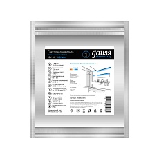 Светодиодная влагозащищенная лента Gauss 4,8W/m 60LED/m 2835SMD холодный белый 5M 356000305 2
