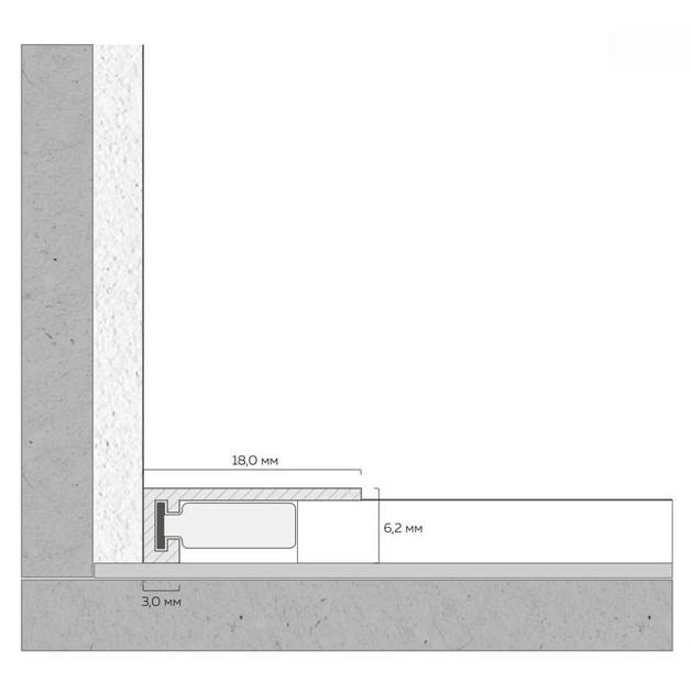 Микроплинтус FerGipps белый МП 20 УТ000002495 Фото № 3