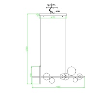 Подвесная люстра Kink Light Иона 09408-7,19 1