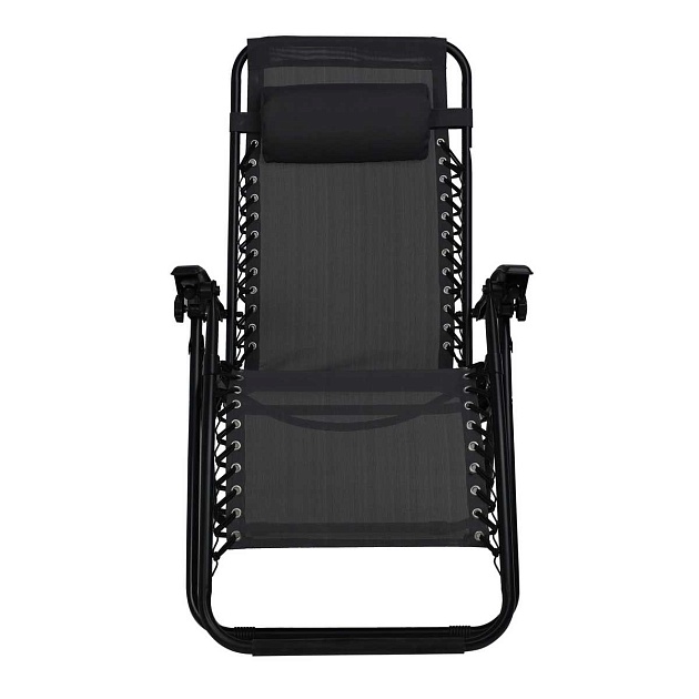 Шезлонг AksHome Relax черный, ткань 87207 Фото № 10