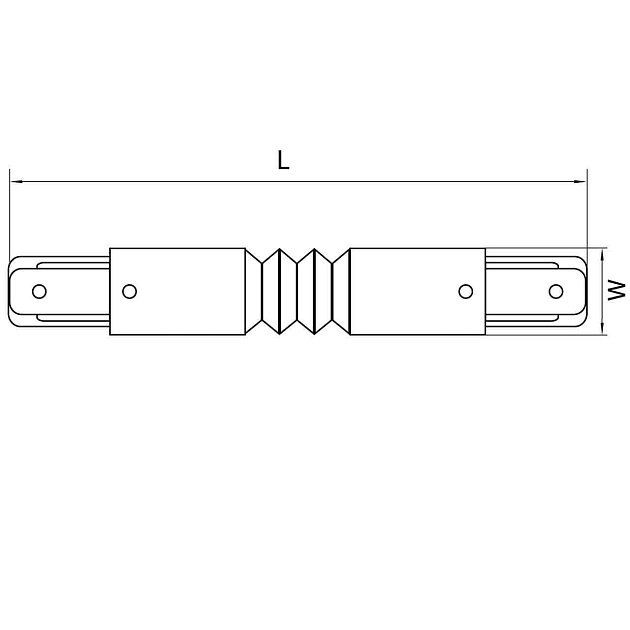 Коннектор гибкий Lightstar Barra 502157 Фото № 3