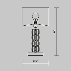 Настольная лампа Maytoni Talento DIA008TL-01CH 2