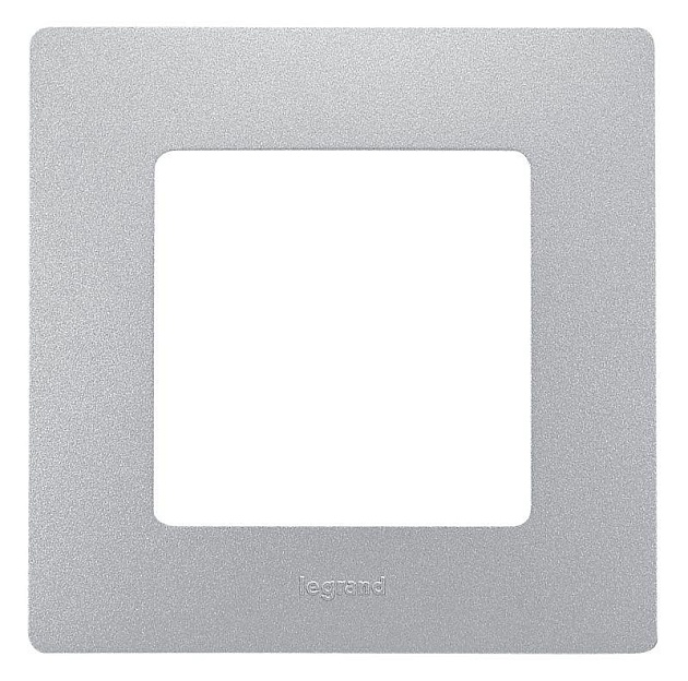 Рамка 1-постовая Legrand Etika алюминий 672551 изображение 1 Рамка 1-постовая Legrand Etika алюминий 672551 Фото № 1