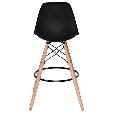Стул барный DOBRIN DSW BAR (ножки светлый бук, цвет сиденья чёрный (B-03)) 638GPP-LMZL DSW BAR 2