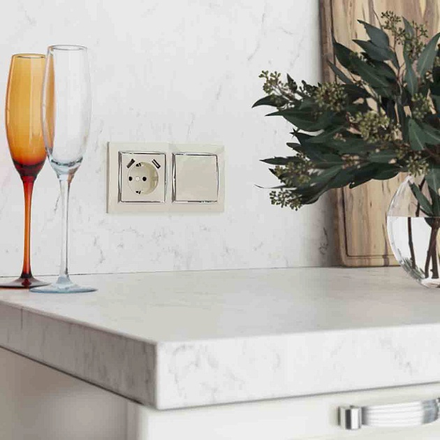 Клавиша Werkel для выключателя перекрестного (шампань) W1119011 4690389157127 изображение 2 Клавиша Werkel для выключателя перекрестного (шампань) W1119011 4690389157127 Фото № 2