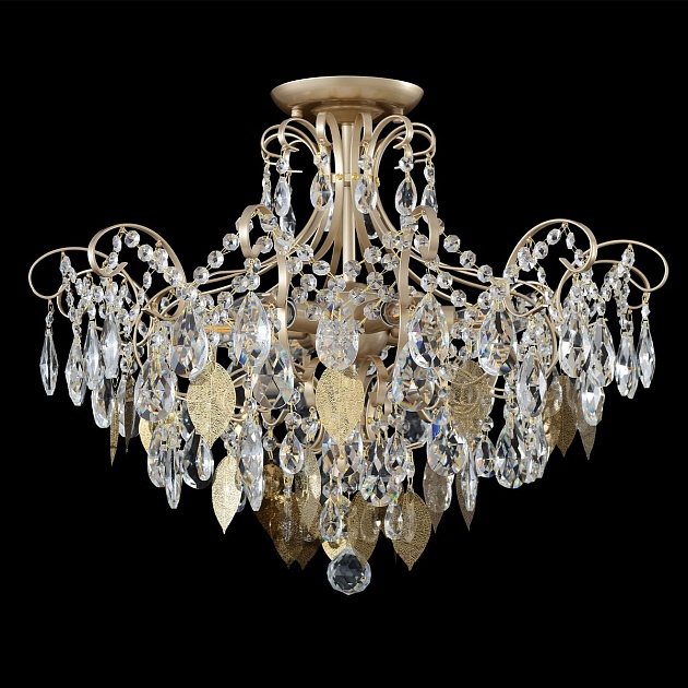 Потолочная люстра Crystal Lux Esmiralda PL6 Gold изображение 7 Потолочная люстра Crystal Lux Esmiralda PL6 Gold Фото № 7