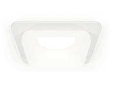 Комплект встраиваемого светильника Ambrella light XC7901013 SWH/FR белый песок/белый матовый MR16 GU5.3 (C7901, N7755)