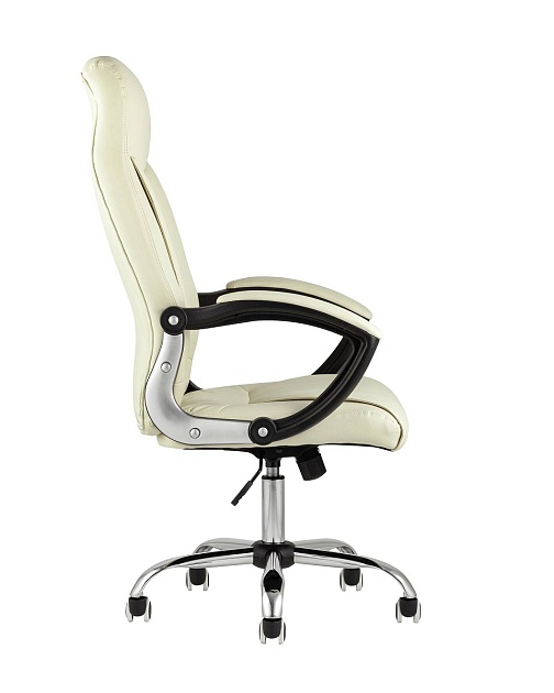 Кресло руководителя TopChairs Tower бежевое D-418 beige изображение 3 Кресло руководителя TopChairs Tower бежевое D-418 beige Фото № 3