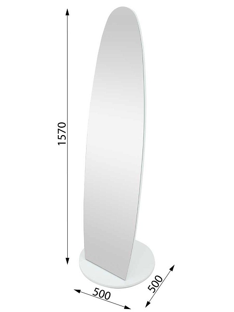 Зеркало напольное Мебелик Стелла 007841 Фото № 3