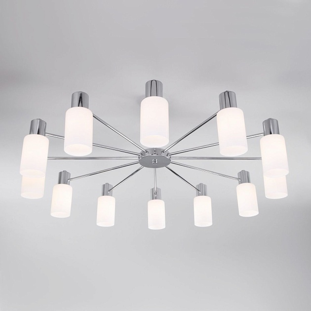 Потолочная люстра Eurosvet Vegga 70160/12 хром Smart Фото № 1