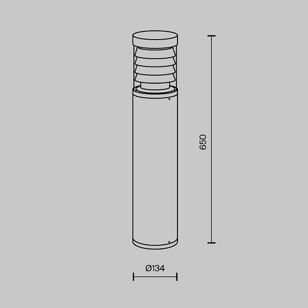 Уличный светодиодный светильник Maytoni Spir O439FL-L12GF3K изображение 2 Уличный светодиодный светильник Maytoni Spir O439FL-L12GF3K Фото № 2