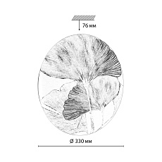 Настенно-потолочный светодиодный светильник Sonex Pale Floren 7747/CL 1