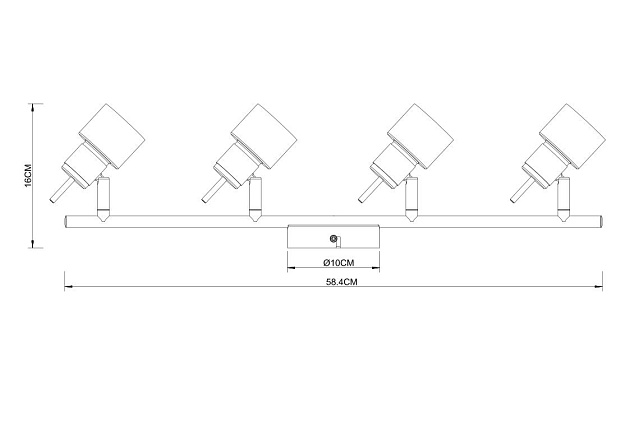 Спот Arte Lamp Almach A1906PL-4WH изображение 4 Спот Arte Lamp Almach A1906PL-4WH Фото № 4