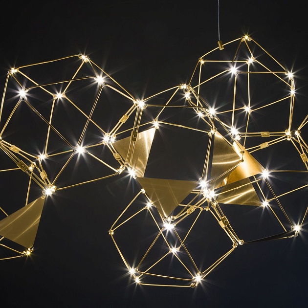 Подвесной светодиодный светильник Eurosvet Uma 90368/14 медь Фото № 3