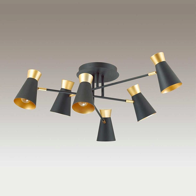 Потолочная люстра Lumion Lofti Liam 3790/6C изображение 2 Потолочная люстра Lumion Lofti Liam 3790/6C Фото № 2