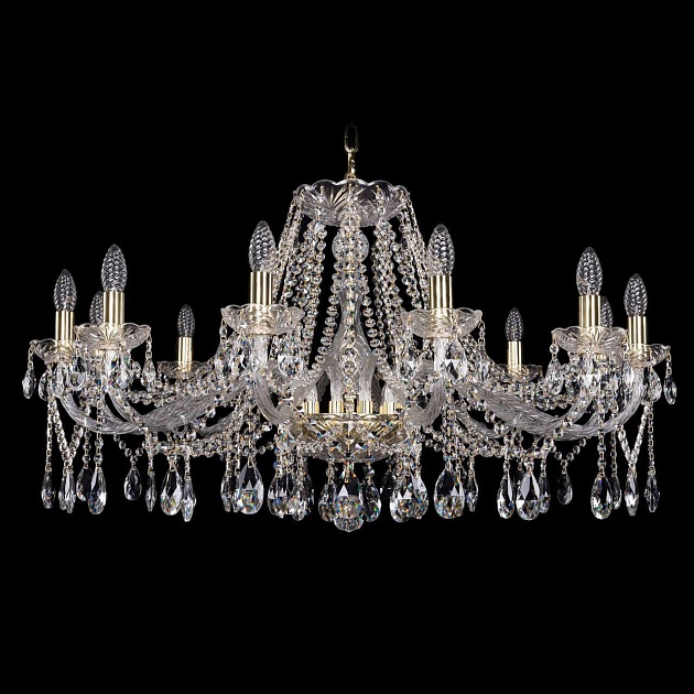 Подвесная люстра Bohemia Ivele 1413/12/360 G Фото № 1